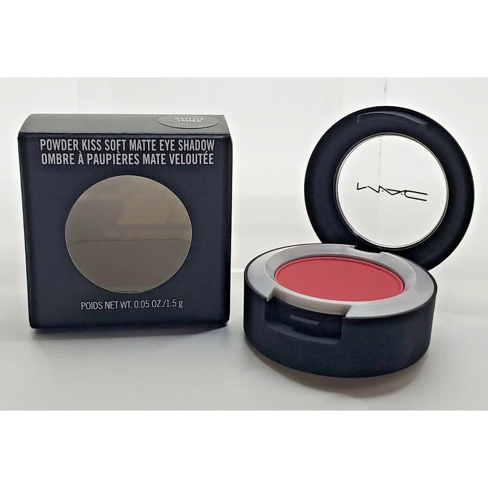 MAC A LITTLE TAMED Eye Shadow ~ Powder Kiss Petal Pink Matte~ NIB